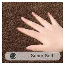 Bathroom Rugs Sets 3 Piece, Bath Mats Non Slip Washable Soft Absorbent Shower Rugs Brown Runner For Tub Floor With Toilet Mat, Yellow - As Picture 416 - View 2
