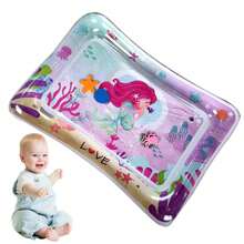 1pc Inflatable Slap Pad, Baby Water Mat, Suitable For Infants And Toddlers 3-24 Months, Strengthens Baby Muscle, Portable Pink Baby Toy (Random Color Floating Ocean Creature Toy - Recommended For Parental Supervision)Baby Mat,Baby Play Mat,Play Mat,Baby Toys 4 Months,Toddler Water Play,Baby Piano Mat,Baby Stuff,Baby Needs,Toys For Baby Boy,Baby Boy Play Mat,Boys Stuff,Baby Swing