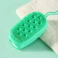 2pcs Silicone Bath Brush - 2-In-1 Cleaning & Massage, Enhance Bathing Experience - Multicolor - View 4