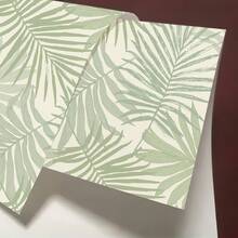 1 Roll Elegant Tropical Leaves Wallpaper Peel And Stick, Removable Wall Stickers, Beautiful Light Background Murals Suitable For Room Living Room Hallway Decoration Home Decor Wall Art Wall Decor Self-Adhesive Wall Paper Room Decor Kitchen Bedroom Living Room Decor