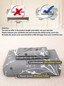 Dieses 3-teilige Set mit Blatt- und Blumenmuster ist aus hochwertigem, superweichem und atmungsaktivem Mikrofaser-Gewebe gefertigt und für alle Jahreszeiten geeignet. Es ist maschinenwaschbar, farbbeständig, knitterfrei, krumpfecht und schlingenfrei. - Verschiedenfarbig - Übersicht 12