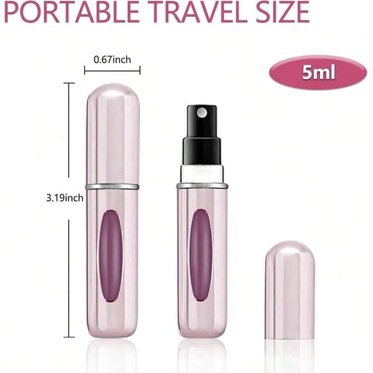 10pcs, 5ml Reusable Perfume Bottles, Organizer Pouches Valentine's Day Gifts, Reusable Travel Perfume, Mini Perfume Bottles, Refillable Perfume Spray Bottles, Travel Essentials, Multi-Color, 5pcs/4pcs/3pcs/1pc, Bottles, Spray Bottles, Mini Portable Empty Liquid Containers, Travel Essentials, Beach, Fall Decor Travel, School Supplies Organizer Back To School - Multicolor - View 2
