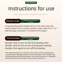 OBOVAY USB aufladbarer Ganzkörper-Massagegürtel mit Heizung, Schlankheits- und Formungseffekt - tragbare Entspannung & Fitness-Verstärker, geeignet für Männer & Frauen, 800mAh, ideales Geschenk für 5 Hauptfeiertage (Weihnachten, Halloween, Ostern, Valentinstag, Erntedankfest)