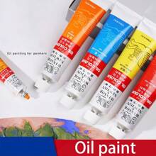 1 件温莎牛顿 45 毫升单管油画颜料，适合初学者绘画单管油画颜料。油画套装、水彩套装、丙烯套装、初学者级颜料 12/18/24/36 色 10ML 绘画套装。（新旧包装随机） - 均碼 - 查看 5