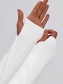 Soyun Jaqueta feminina listrada para yoga, ideal para atividades ao ar livre, viagens, uso casual, festas, escritório, academia e muito mais. - Branco - Ver 6