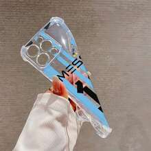 Messi Mobile Phone Case, Designed With Football Jersey And Star Elements, Suitable For IPhone 16, 15, 14, 13, 12 And 11 Pro Models, Made Of TPU Material, And Provides Shockproof Protection. Perfect For Family, Friends, Children, Birthdays, Spring, Holidays, Boyfriends, Girlfriends, And Valentine's Day Gifts. - 無色 - 查看 6