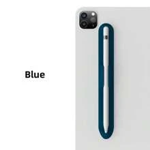 Silicone Pencil Holder With Tablet Stylus Pen Slot Compatible With Apple Pencil Pro 1 2 3 Generation, Galaxy Tab S6 Lite S7 S8 S9 Ultra - Multicolor - View 9