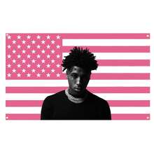 YoungBoy Never Broke Again Flag Tapestry Polyester 90g Printed Wall Hanging For College Dorm, Bedroom, Living Room, Home Decor, Beautiful Art Tapestry, Ideal Holiday Gift - Multicolor - View 13