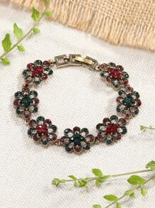 1 pieza Pulsera de estilo bohemio con gema en forma de gota de agua - Multicolor - Ver 13
