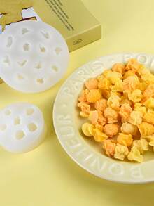 New Cream Popcorn Series Silicone Candle Mold, Homemade DIY Silicone Mold For Resin, Wax, Plaster Crafts, Candle Cup Decor - White - View 8