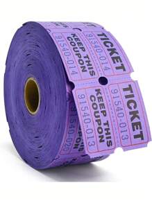 1000张抽奖券、情侣票、活动票、入场券、班级奖励、筹款活动和幸运抽奖，适用于大型活动、家庭聚会、节日派对 - 彩色 - 查看 15