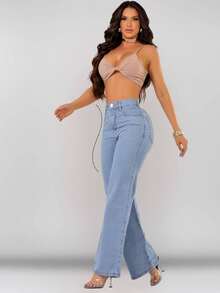 Women's Jeans Elegant Comfortable Luxury Casual Fashion - Quần jean giặt nhẹ - Xem 7