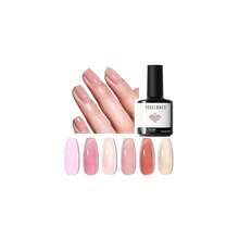 Cat Eye Gel Nail Polish Set, 6 Colors 9D Glassy Cat Eye Glitter Gel Polish Black Red Purple Blue Silver Brown Nail Polish All Seasons With Magnet Soak Off Led DIY Salon Gift-842643 - A-1Hema-FreeJellyNude - 查看 1