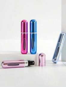 5Pcs/3Pcs/1Pc 5ML Perfume Bottle Perfume Refillable Bottle,Refillable Perfume Atomizer Bottle,Perfume Travel Spray Bottling Dispenser,Mini Portable Empty Liquid Container ,Travel Essentials ,Travel Organizer For Beach ,Summer Vacation Back To School - Multicolor - View 8