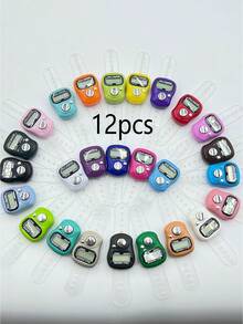 便携式迷你计数器、指环计数器、纽扣计数器、简约多功能设计 - 彩色 - 查看 14