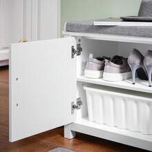 SoBuy Schuhbank mit Sitzfläche Schuhtruhe Dielenbank Sitzbank mit Stauraum Sitzkommode Schuhregal schmal Weiß BHT ca. 105x51x35cm FSR168-W Schuhschränke Schuhbank Schuhbank Für Den Eingangsbereich Schuhbank Mit Sitzfläche Schuhregal Schuhschrank Schuhschrank Mit Schublade Schuhschrank Mit Sitzbank Schuhschrank Schwarz Schuhtruhe Shoe Rack Shoes Cabinet Sitzbank Sitzbank Esszimmer Sitzbank Mit Stauraum Sitzbank Stauraum Sitztruhe Mit Stauraum Truhenbank Truhenbank Mit Stauraum Bank Mit Stauraum Garderobe Mit Sitzbank Kleiderablage Schlafzimmer Schmaler Schuhschrank Eingangsbereich Weiß MDF (E1) - Weiss - Übersicht 7