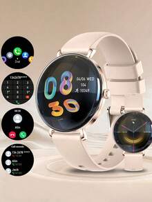 LIGE Fashion New Women's Smart Watch 100+ Sports Mode, Voice Calls, Text Messages, Alarm Clock, Menstrual Period Reminder, Remote Timed Photography, Weather Forecast, Wearing Classic Disc Women's Sports Smart Watch On A Daily Basis