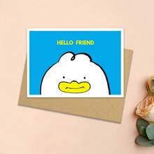 Tarjeta de felicitación "Hola amigo", Tarjeta de felicitación "Cazador de demonios K-Pop", Tarjeta de felicitación linda y kawaii, Tarjeta de agradecimiento, Tarjeta inspiradora, Tarjeta de cumpleaños, Felicitaciones, Celebración