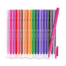 - Fineliner Pens Colored, 18 Pack, Ergonomic Triangular Colorful Barrels, 0.4mm Fine Liner Pens-972027 - 彩色 - 查看 1