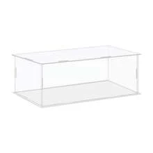 Clear Display Case, Acrylic Box Assemble Dustproof Box Showcase For Collectibles, Crafts - Clear 8.3x4.3x4.3 Inch - View 1