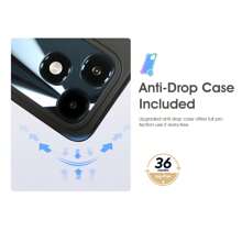 itel A90 双卡智能手机，6.6 英寸 90Hz，Android 14，5000mAh 电池，13MP 摄像头，指纹扫描仪，多媒体智能手机 - 时尚智能手机 - 鈦色 - 查看 4