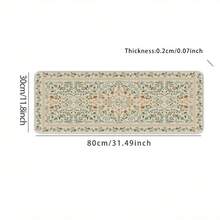 超大 XXL 花卉图案桌面垫 - 防滑键盘鼠标垫，缝边设计，防溅表面，加厚底座，适用于游戏、办公和家庭办公桌 - 大型电脑桌垫（35.4x15.7 英寸），结构稳固，装饰性办公用品，工作空间配件，专为办公专业人士打造，游戏鼠标垫，办公桌配件，鼠标垫，桌面鼠标垫 - 彩色 - 查看 12