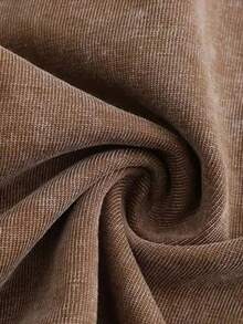 Y2K, Cool,UFO,Outdoor Sport,Modern Streets,Fashionable Pure Cotton Vintage Washed Men's T-Shirt, A Surprise Gift For Family And Friends, With Drooping Shoulder Sleeves And Round Neck,High-Quality Batik Cotton Retro Fashion Brand T-Shirt,A Certain Thickness Suitable For Summer T-Shirts, Holiday Gifts. - 咖啡棕 - 查看 4