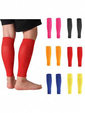Long Tube Football Fixed Sock, High Elastic Adult Professional Sock, Leg Protector, Sock With Pressing Plate