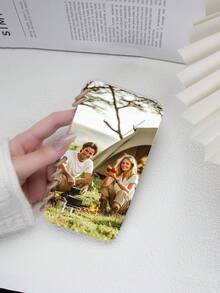 1pc Personalized Double-Sided Photo Notebook/Phone Case For Valentine's Day, Couples, Pets, Compatible With IPhone 16 Pro Max/16 Plus/16 Pro/16/11/11 Pro Max/12/12 Pro/12 Pro Max/13/13 Pro/13 Pro Max/14/14 Plus/14 Pro/14 Pro Max/15/15 Plus/15 Pro/15 Pro Max/7/8 Plus/XR/XS Max/X - Clear - View 5