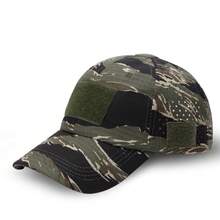 1顶军用迷彩棒球帽 - 透气战术帽,带魔术贴和眼镜槽,新款男士迷彩棒球帽,透气遮阳帽,适合户外运动、狩猎、徒步、露营、海滩、钓鱼(帽子图案随机,因为整块面料是裁剪的) - 彩色 - 查看 15
