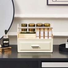 Minimalist Handheld Desktop Storage Box, Compartment Organizer For Stationery, Cosmetics, Miscellaneous, Office Drawer