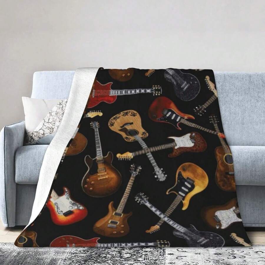 Fleece Throw Blanket, Mandalorian Domains And Galaies Er Soft Flannel Blankets Cozy Fluffy Warm For Couch, Sofa, Bed, Office, Couch, Camping, Picnic, - Black - View 1