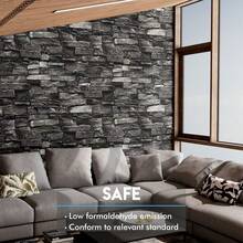 20 szt. naklejek ściennych 3D, samoprzylepna, wodoodporna i odporna na wilgoć pianka sufitowa z wzorem cegły, łatwa do przyklejenia i odklejenia, łatwa do czyszczenia i cięcia, do kuchni, salonu, łazienki, korytarza, wiszących płytek dekoracyjnych