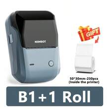 NIIMBOT B1 Mini Thermal Printer, Pocket-Sized Portable Printer, Supports Wireless Bluetooth Connection, Can Print Round White Barcode Label Stickers - Multicolor - View 11