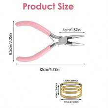 DIY Jewelry Making Tool Kit, Ring Opener Pliers, Jewelry Pointed Nose Pliers, Jewelry Making And Repair Tools, Precision Jewelry Clamp, Jewelry Making Set