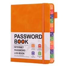 Notepad B6 Password Book With Alphabet Tags Password Storage Book Elderly Friendly Website Address Storage Log Book Password Information Record Book - one-size - View 16