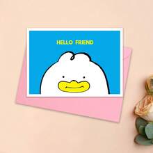 Tarjeta de felicitación "Hola amigo", Tarjeta de felicitación "Cazador de demonios K-Pop", Tarjeta de felicitación linda y kawaii, Tarjeta de agradecimiento, Tarjeta inspiradora, Tarjeta de cumpleaños, Felicitaciones, Celebración