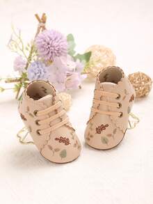 0-1岁婴儿软底休闲运动鞋，春秋款 - 杏色 - 查看 1