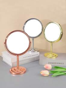 1pc Makeup Mirror, Desktop Minimalist Large Princess Mirror, Dual-Sided Magnifying Mirror, Suitable For Dorms & Vanities,Makeup,Cheap,Room Decor,Vanity,Travel,Bedroom,Makeup Accessories,Mirror,Vanity Mirror,Cheap,Stocking Stuffers,Makeup,Makeup Tools,Cheap Stuff,Gifts,Gifts For Women,Christmas Gifts - Multicolor - View 9