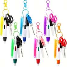 1/6 Set Nurse Badge Pen Tool Accessories Include Nursing Keychain Clip Set 4-In-1 Ball Pen With Mini Stainless Scissors For Nurse Doctor Day Gift - Multicolor - View 14