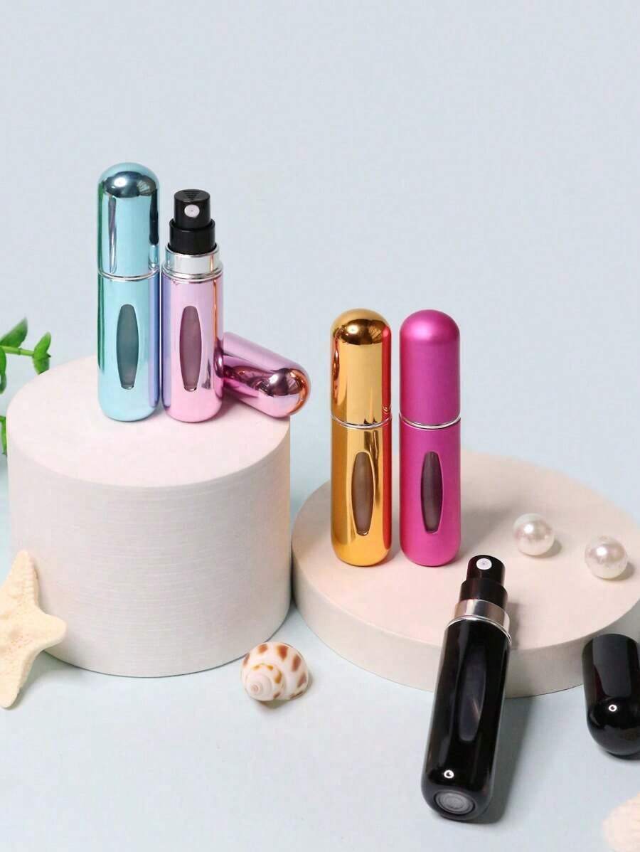 6Pcs Travel Perfume Bottle Refillable Portable Perfume Bottle Mini Atomizer Spray Refill Bottle Women Pocket Dispenser Cologne Sprayer 5ml - Nhiều màu - Xem 1
