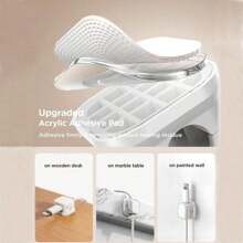 6 Pieces Magnetic Cable Clamp For Desktop Management, Smooth And Adjustable Cable Clamp, Wire Holder Storage Rack, Suitable For Home Office Desk, Mobile Phone, Car Wall, Desktop, Bedside Table Back To School Cable Management Cable Managment Cable Management Under Desk Desk With Cable Management Cord Organization Cable Management Box