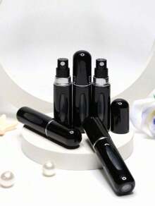 Perfume Bottle Portable Mini Perfume Atomizer Mini Perfume Refill Bottle  Perfume Bottle Refillable Perfume Storage Bottle Cosmetics Travel Container - Bright Black - View 7