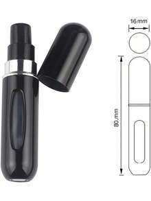 Perfume Bottle 5PCS Mini Refillable Perfume Atomizers - Portable Travel Fragrance Spray Bottles With Empty Pump Cases (5ML Scent Atomizers For Everyday Use), Perfume Bottle Perfume Refillable Bottle - Multicolor - View 7