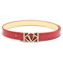 1 件时尚水钻装饰多色亮面皮带，适合女性秋季、秋季、万圣节的多功能装饰 - A - 查看 7