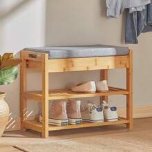 SoBuy Shoe Rack FSR49-N - Brown - View 4