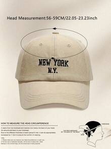 1 件男女通用软顶可调节棒球帽，男女通用，适合日常休闲穿着