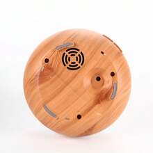 Humidificador de aire con luz LED difusor de aroma aceite esencial sin filtro hogar yoga oficina hotel dormitorio portátil decoración saludable silencioso - Marrón - Ver 5