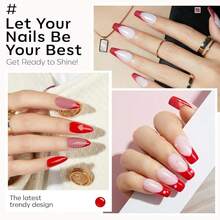 Cat Eye Gel Nail Polish Set, 6 Colors 9D Glassy Cat Eye Glitter Gel Polish Black Red Purple Blue Silver Brown Nail Polish All Seasons With Magnet Soak Off Led DIY Salon Gift-842643 - AA7RubySparks - 查看 4