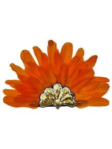 D EXCEED 1/2/3件装女士仿羽毛发带 – 完美适用于角色扮演、舞台表演、化装舞会和主题晚会、嘉年华服装配饰套装 - 彩色 - 查看 24